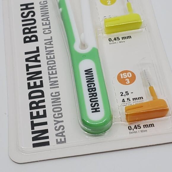 Wingbrush Interdental Brush with ISO 0 XS Refills KICKSTARTER Teeth Flosser New - Picture 6 of 10